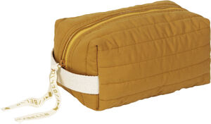 Quilted toiletry bag - Ochre