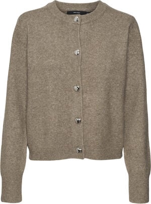 VMFIONA LS SHORT BUTTON CARDIGAN GA