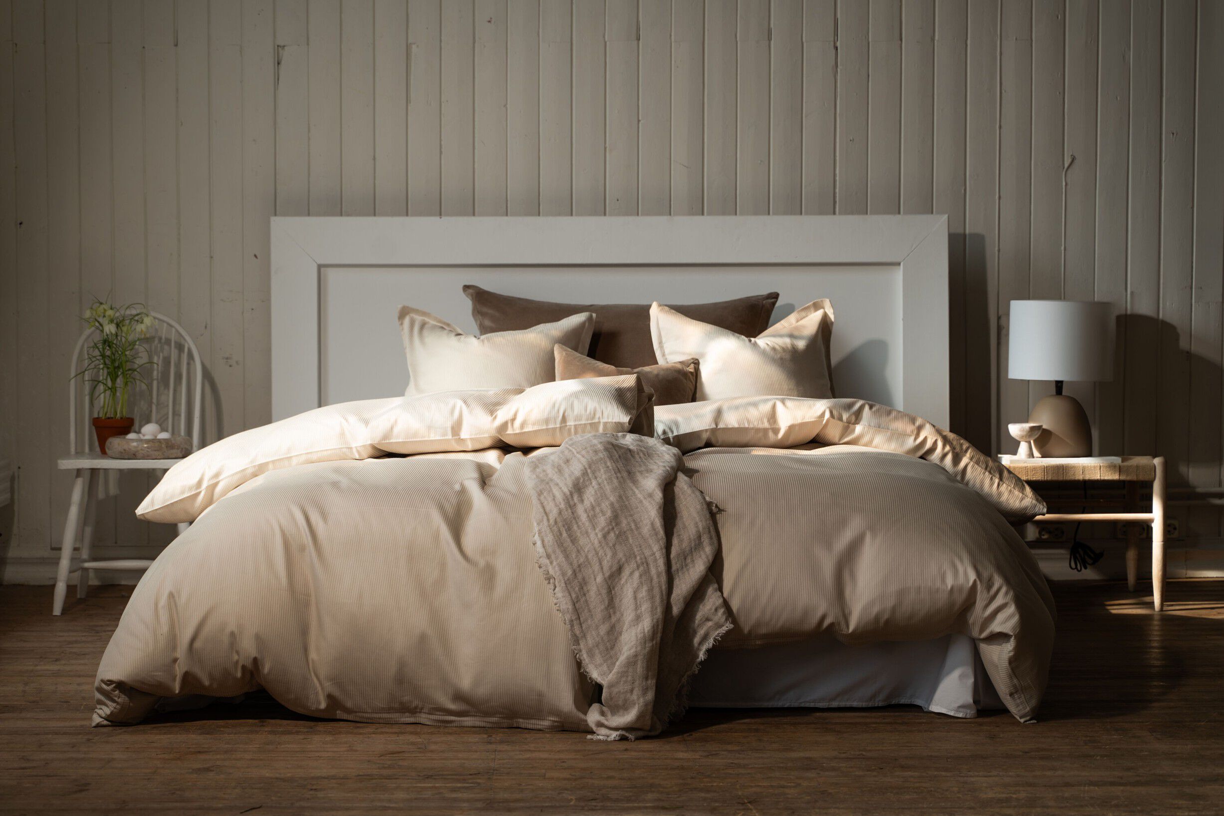 TF Turistripa Beige Senget&oslash;j