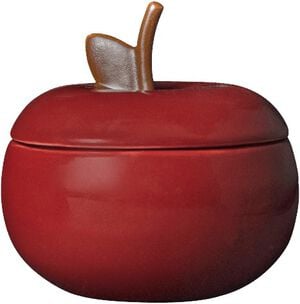 Apple Ceramic Container - &Oslash;9. 5 - De