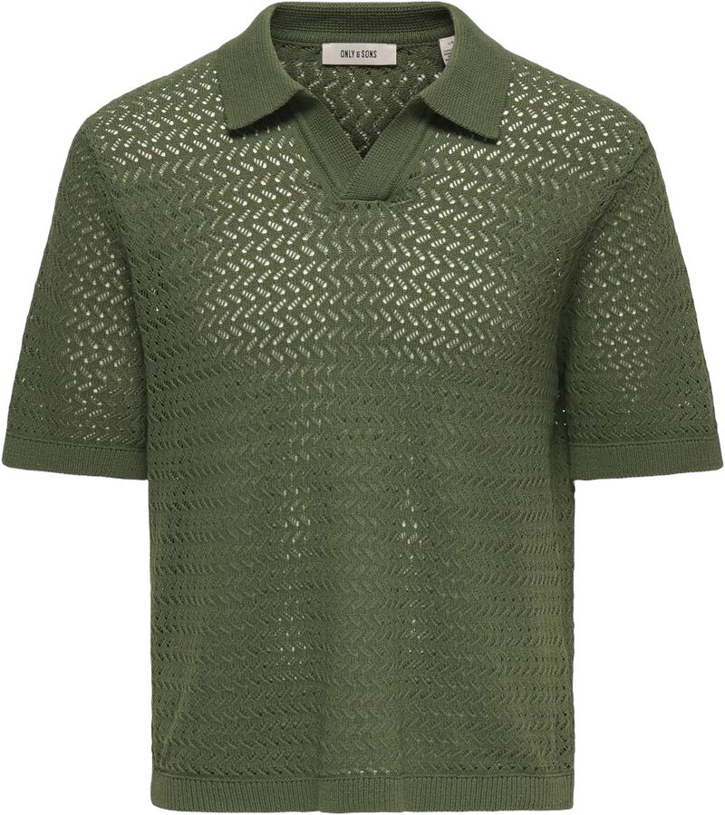 Onsnyle 5 Ss Split Polo Knit
