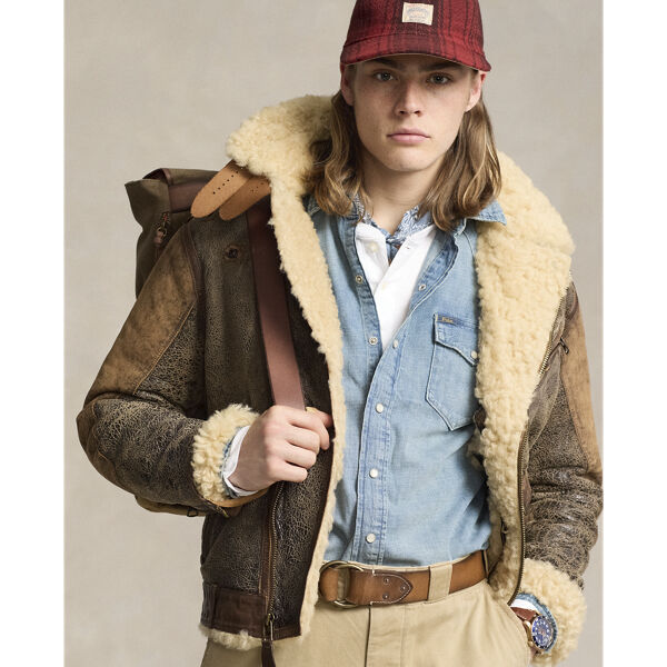 Slub Denim Western Shirt