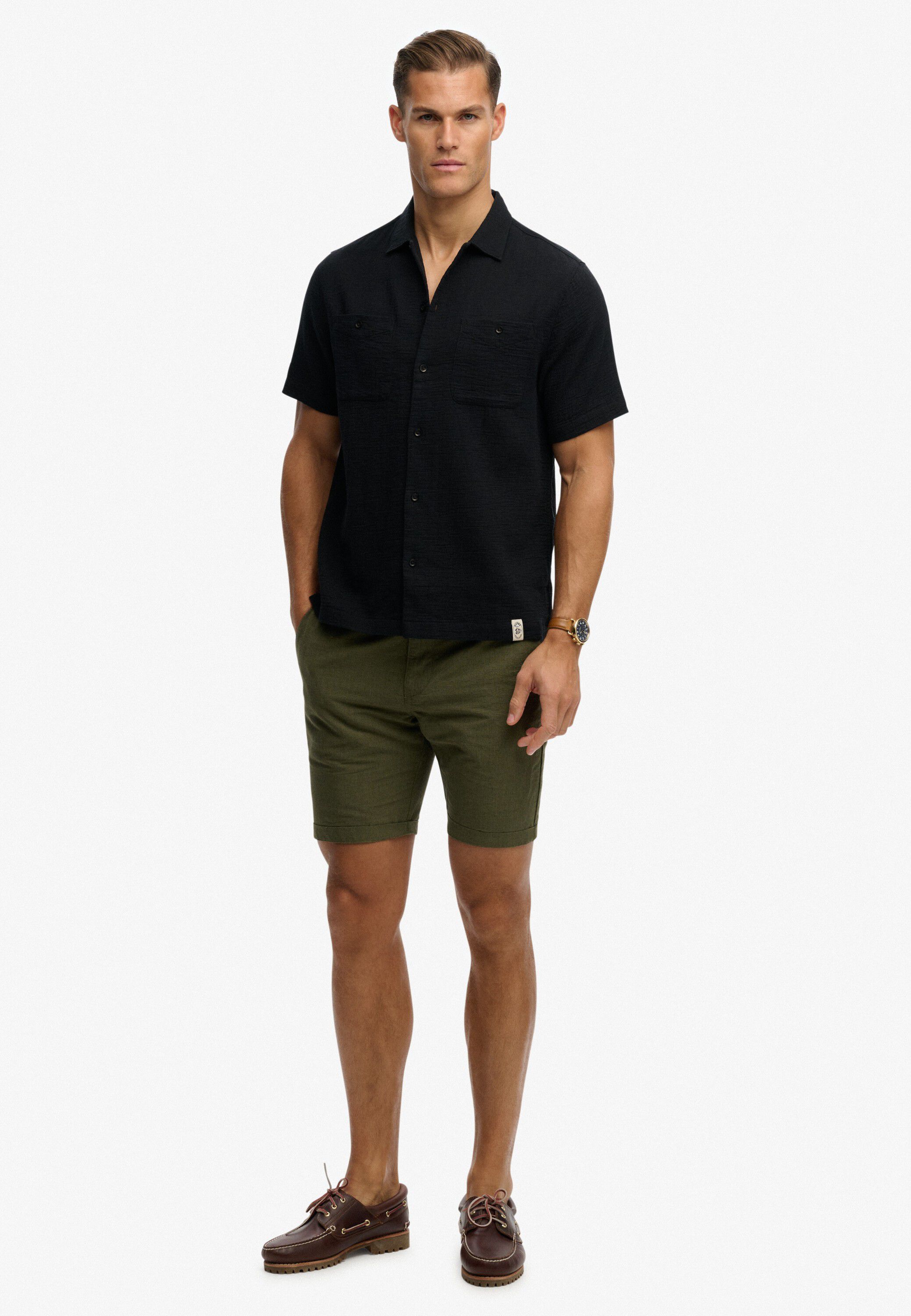 MERCHANT TEXTURED S/S SHIRT