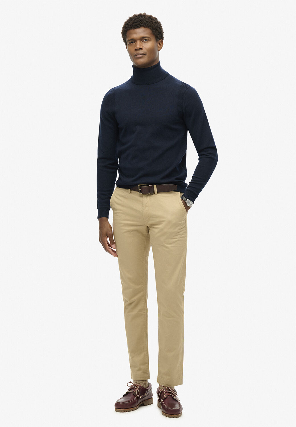 MERINO ROLL NECK JUMPER