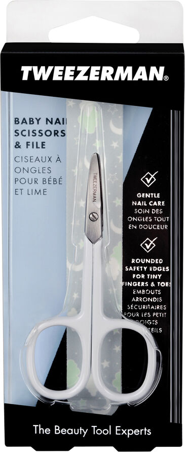 TWEEZERMAN Baby Nail Scissors With File