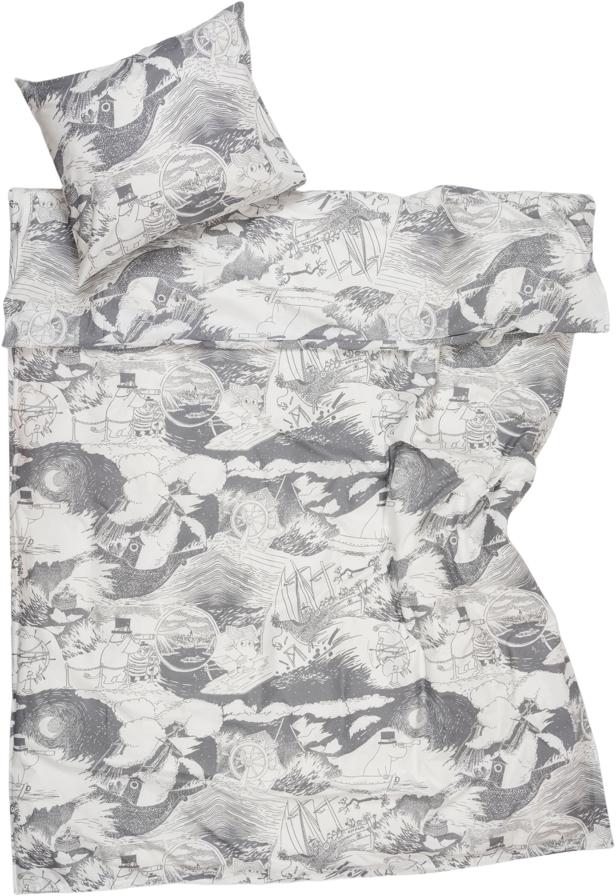Moomin bedset 140x200 NO Sailing GOTS