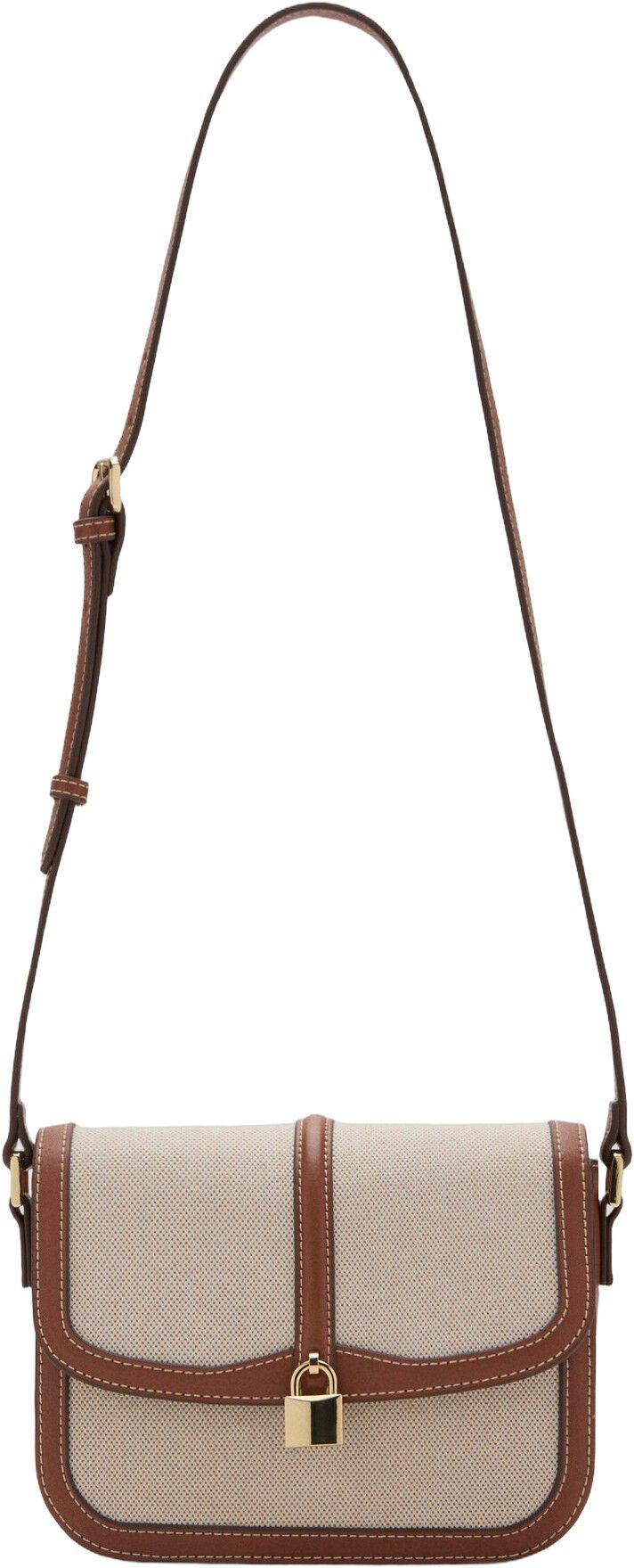 Textured crossbody bag