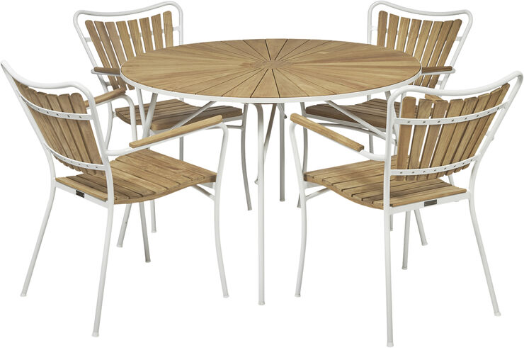 Marguerit Havebord, Ø120 x H72/70 cm