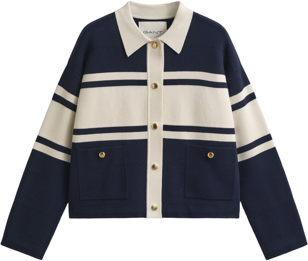 COLOR BLOCKED CARDIGAN