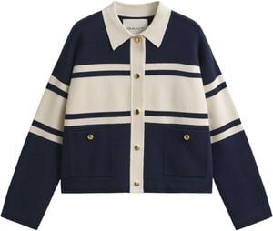 COLOR BLOCKED CARDIGAN