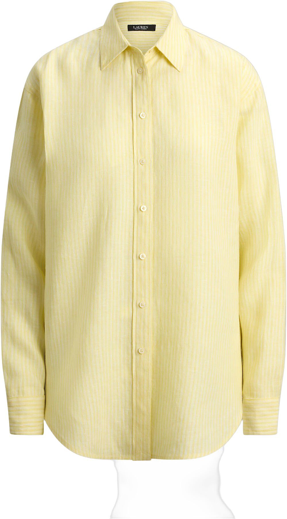 Relaxed Fit Striped Linen Shirt