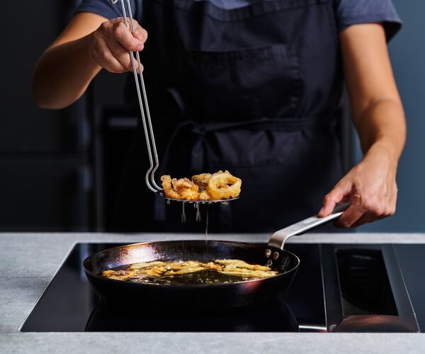 Stegepande - carbonstål - 28 cm