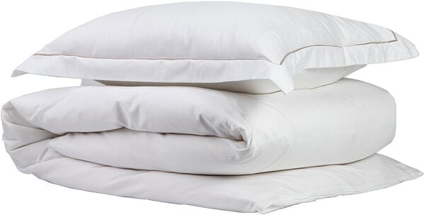 Egyptisk sengesæt 140x200 White/Beige