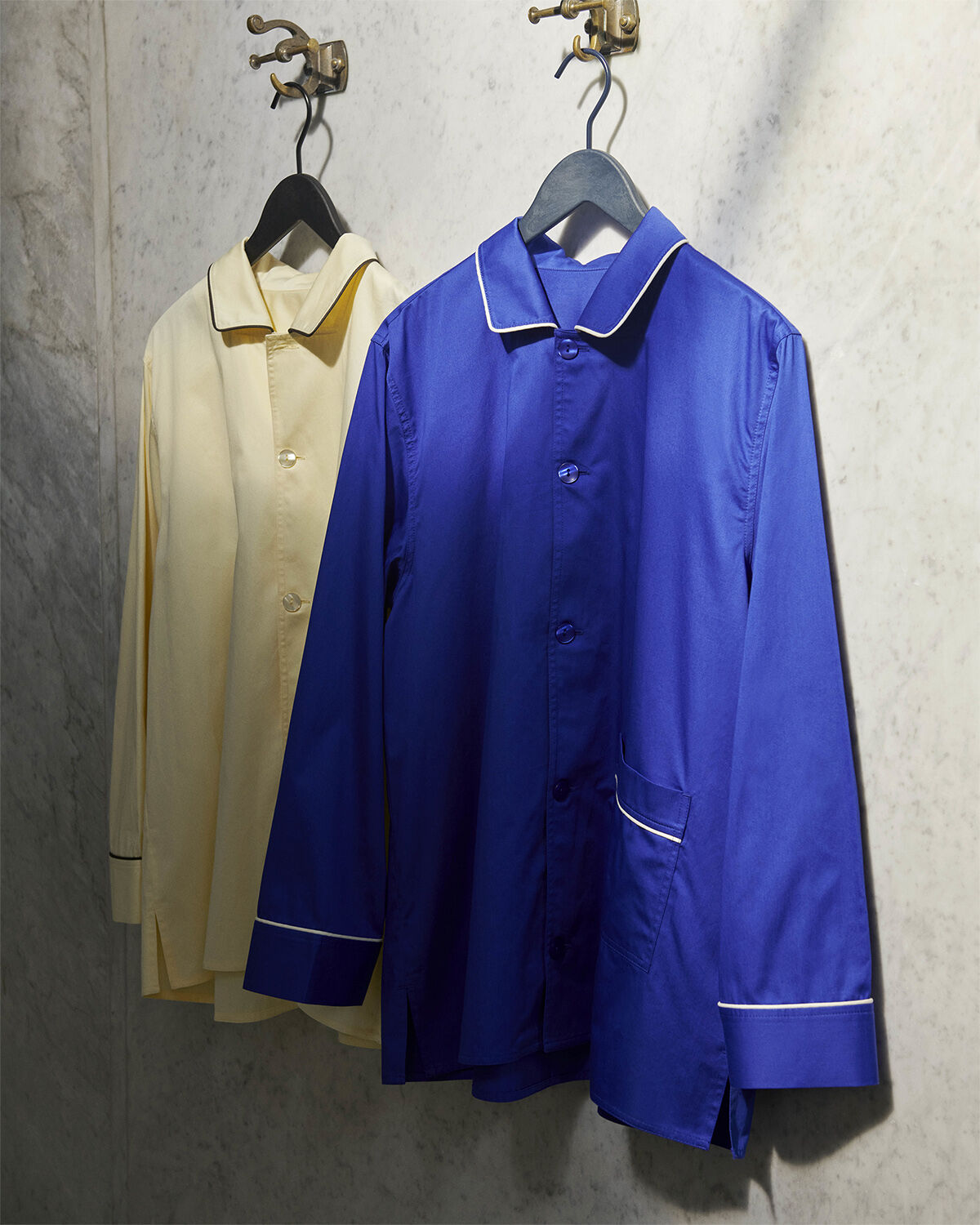 Outline Pyjama L/S Shirt-S/M-Vivid
