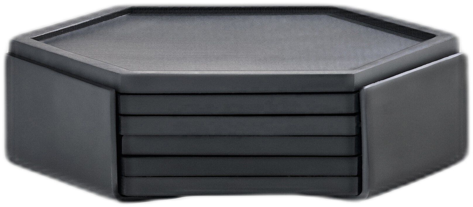 Glasbrikker Bold 6 stk. Black