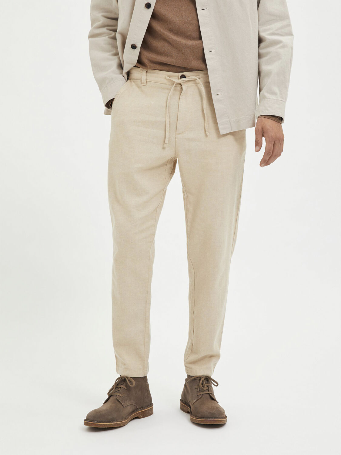 SLHSLIMTAPE-BRODY 172 LINEN PANTS N