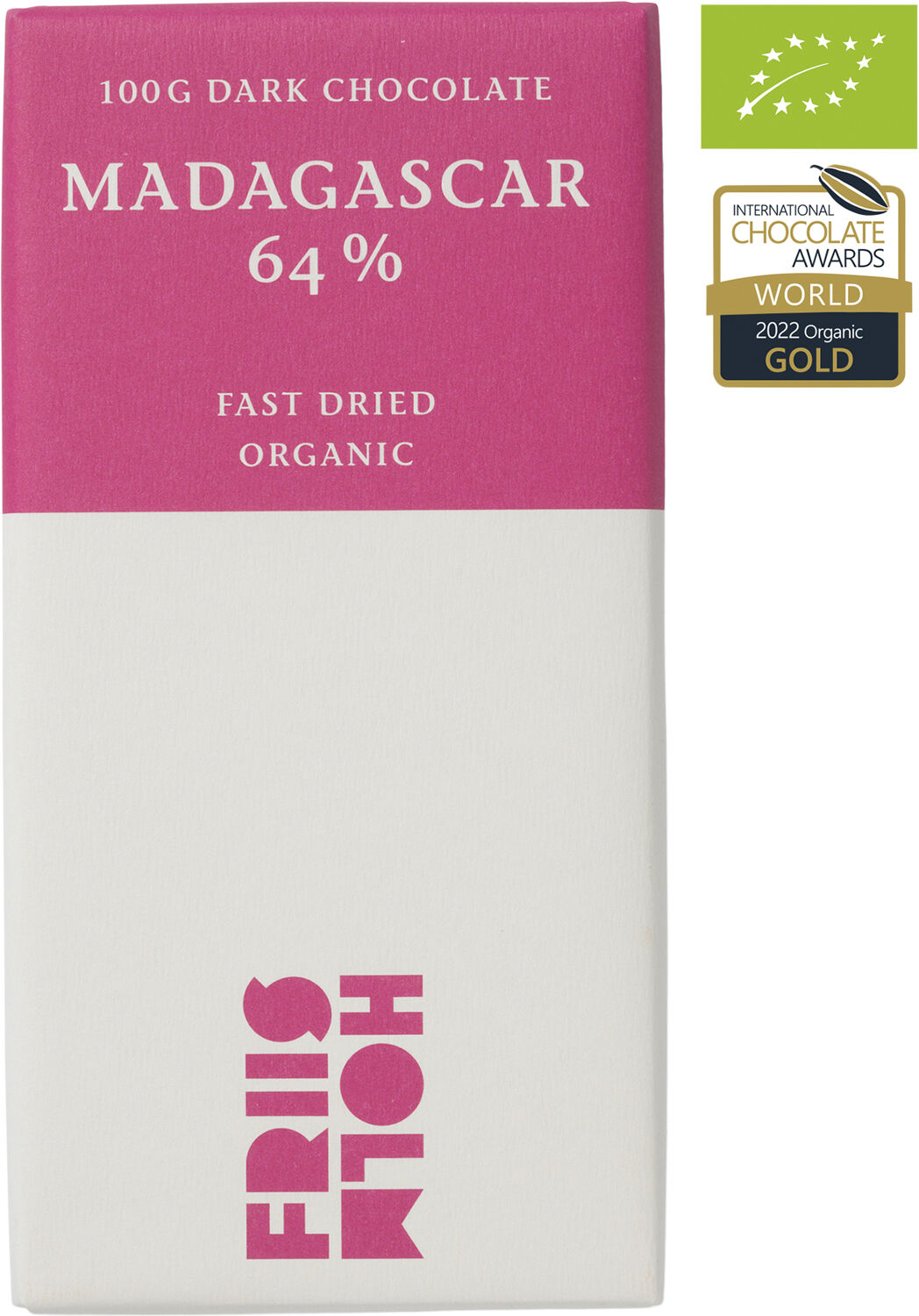 Madagascar Fast Dried 64 %, &oslash;kologisk