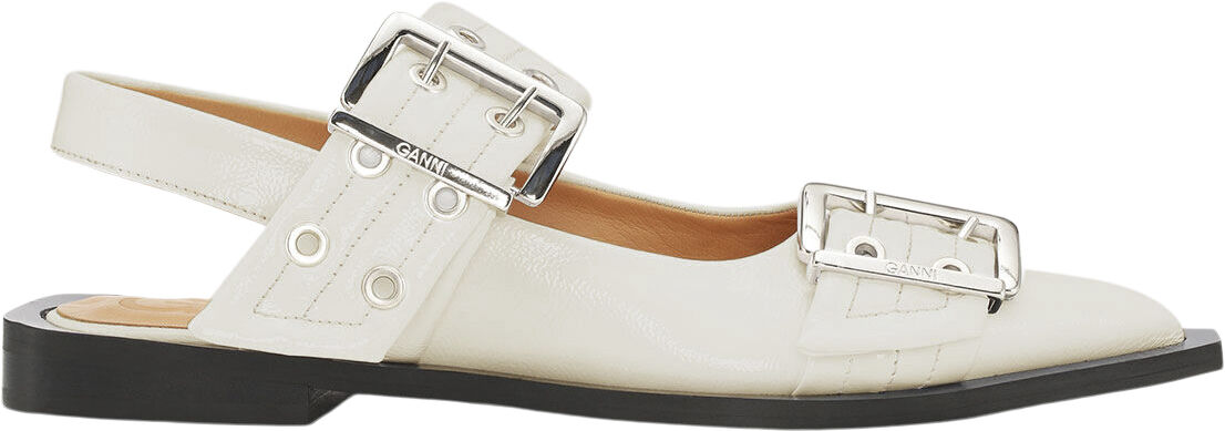 Feminine Buckle Ballerina Naplack