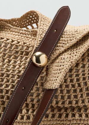 Natural fibre tote bag