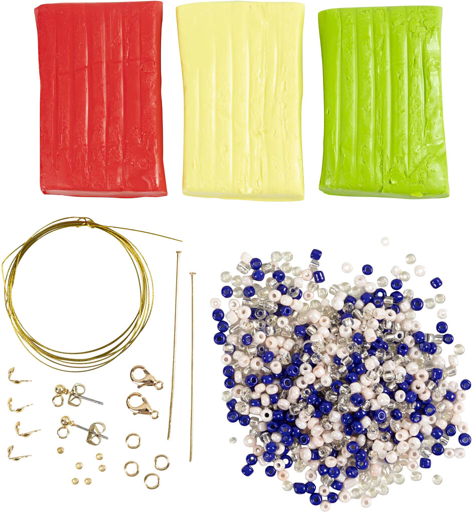 Mini DIY Kit Smykker, Halsk&aelig;de og &oslash;reringe