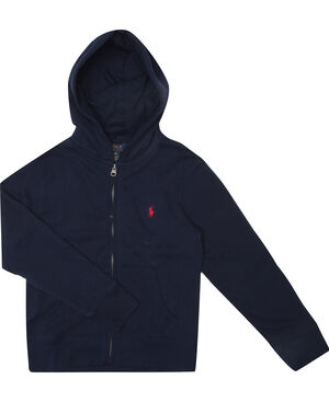 COTTON BLEND FLEECE HOODIE KIDS