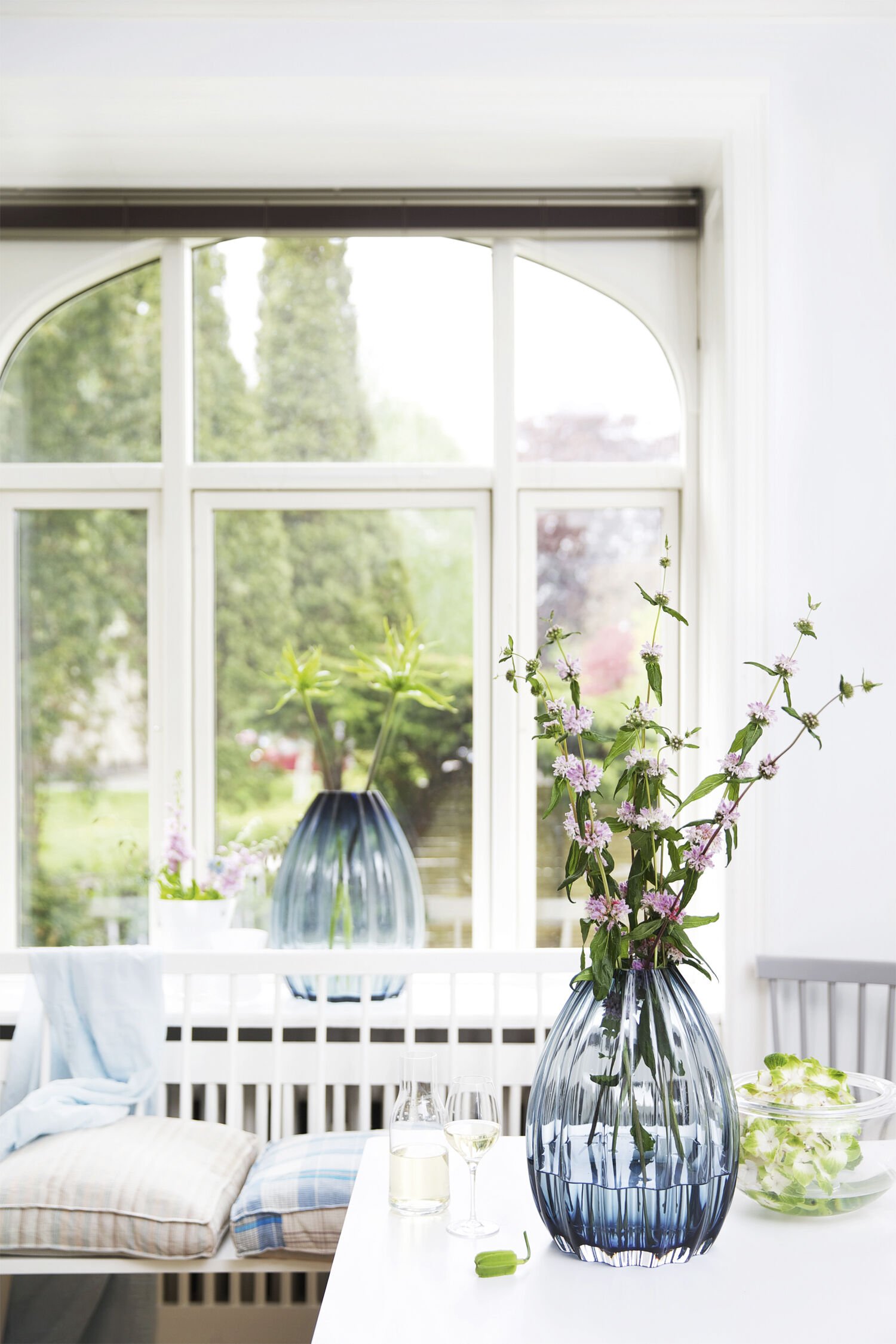 Holmegaard Vase 2Lips Bl&aring;