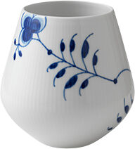 Bl&aring; Mega Riflet 15 cm. vase - mellem