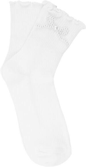 Pearly Bow Socks