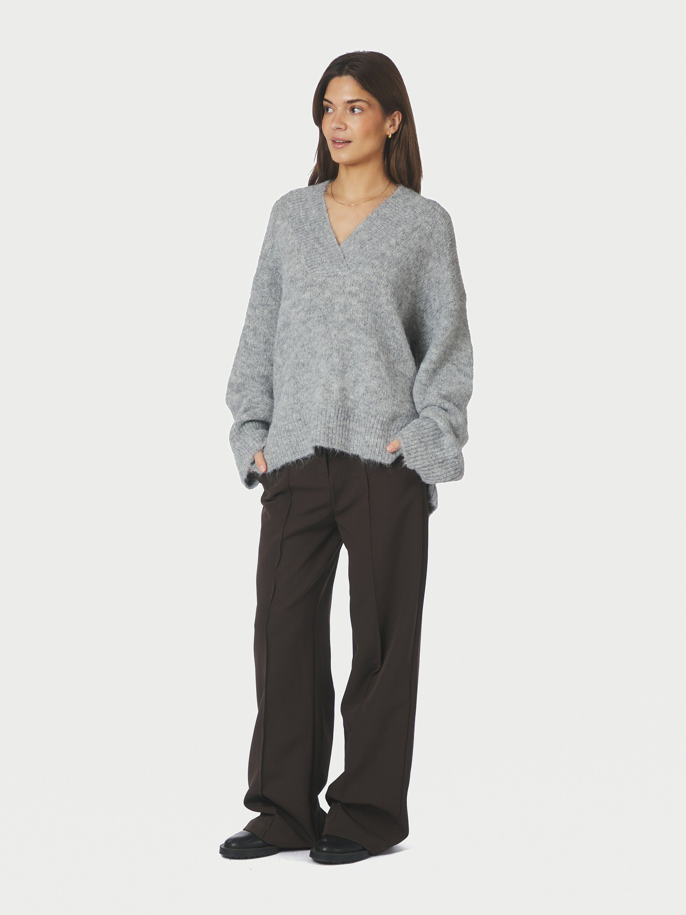 Melli Fluffy Knit Blouse