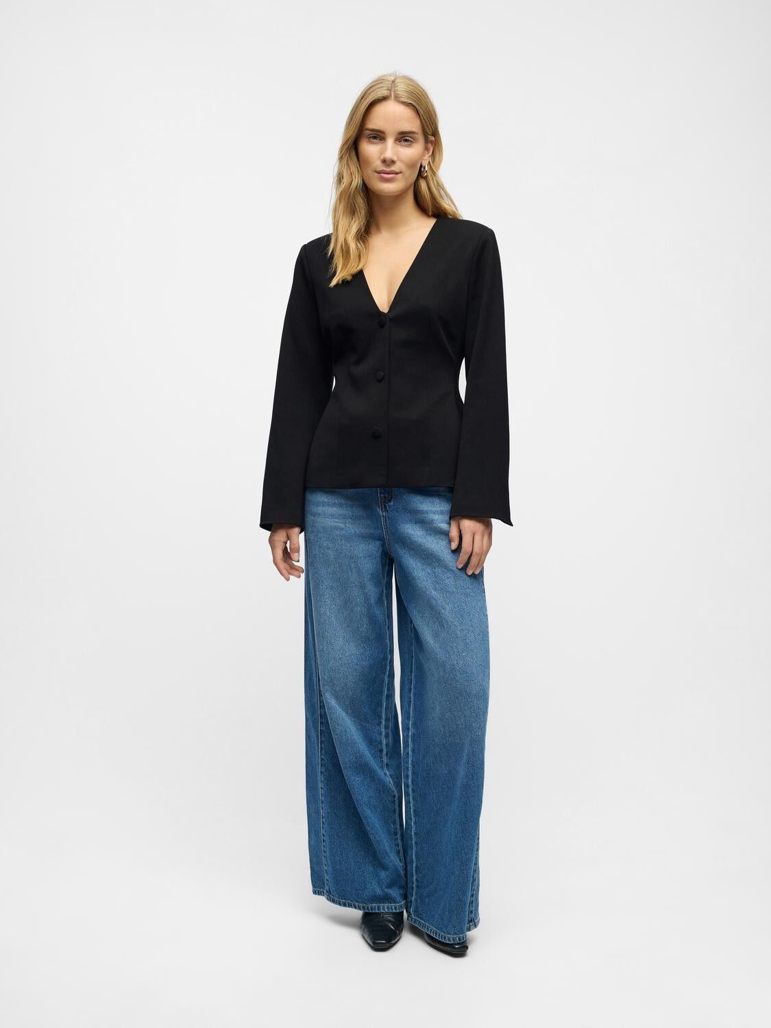 OBJARIA LISA L/S RE BLAZER NOOS