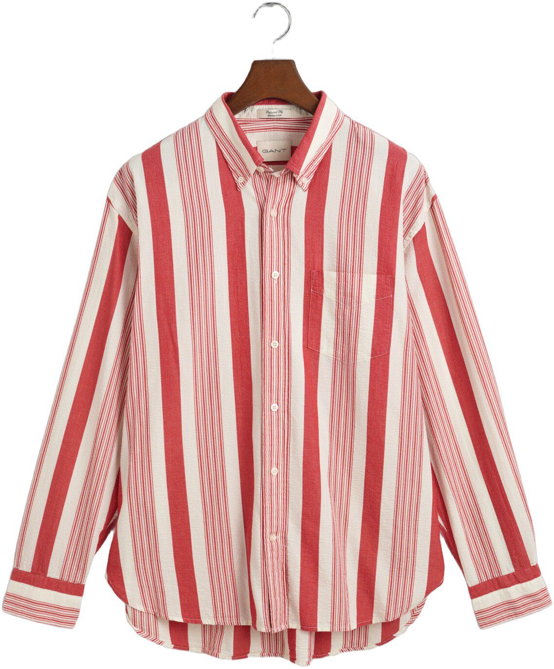REL SEERSUCKER WIDE STRIPE SHIRT