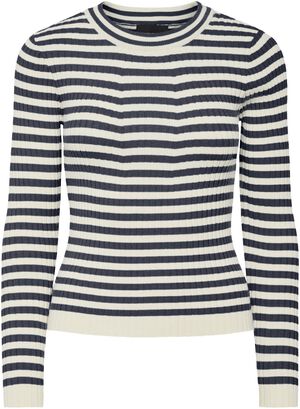 PCCRISTA LS O-NECK KNIT NOOS BC