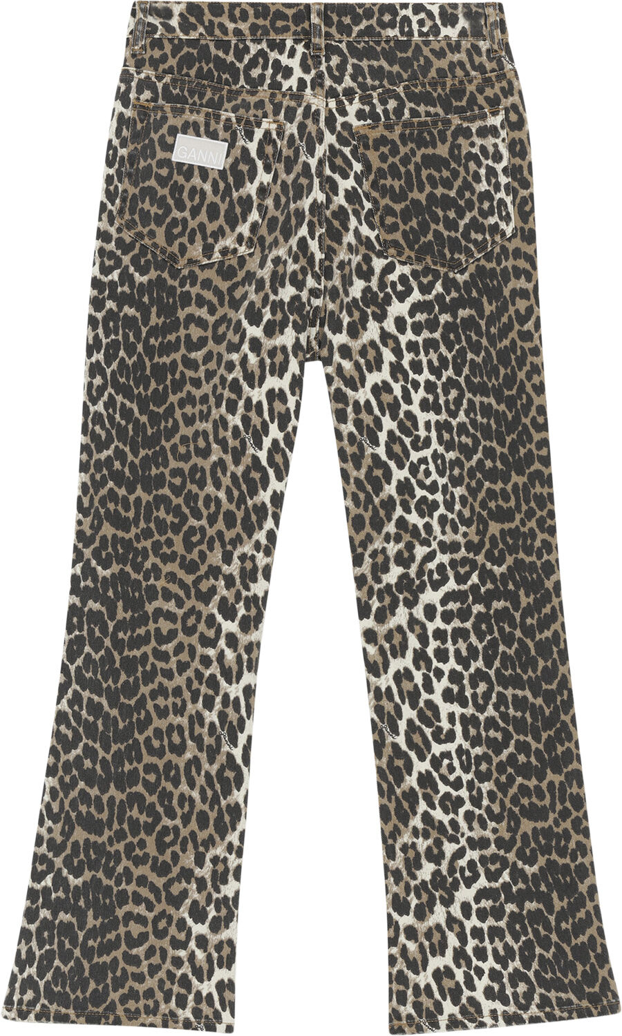 Print Denim Betzy Cropped