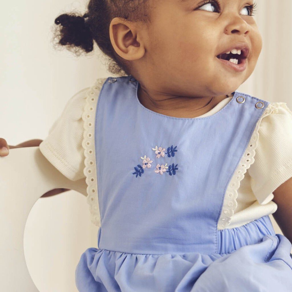 Spring pinafore dress baby