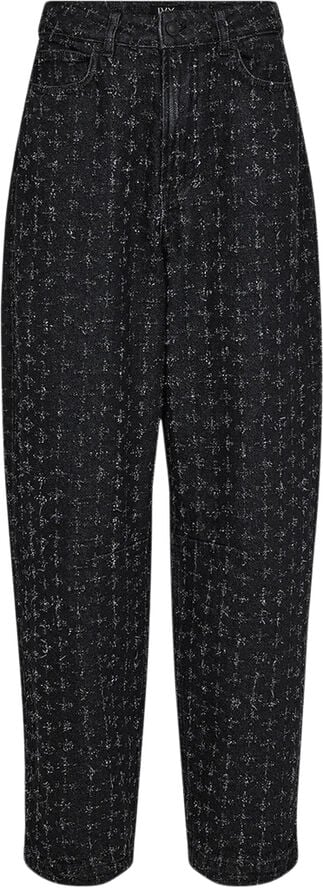 IVY-Janice Slung Jeans Black Punch Denim