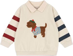 SPOTTY SWEAT SHIRT GOTS