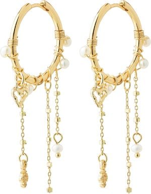 DAGMAR earrings gold-plated