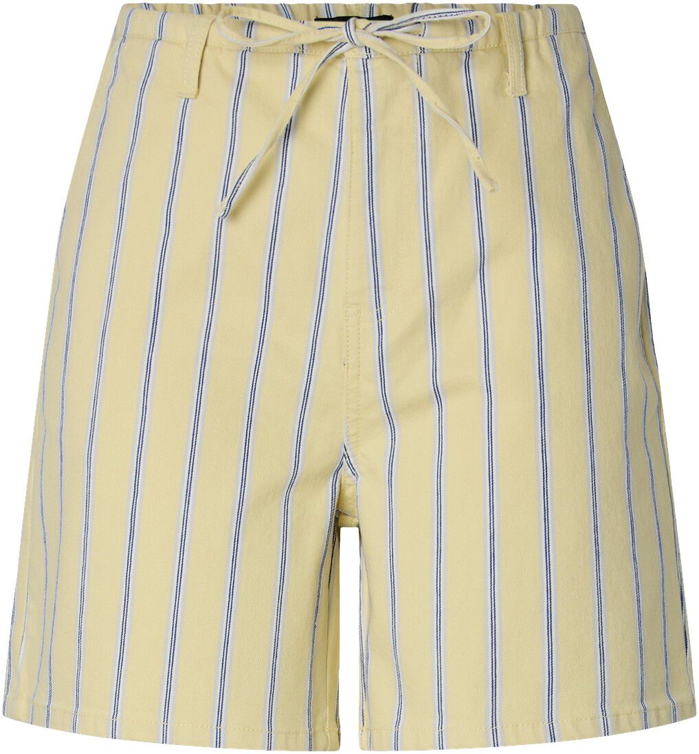 PCBILLO MW TIE DENIM SHORTS