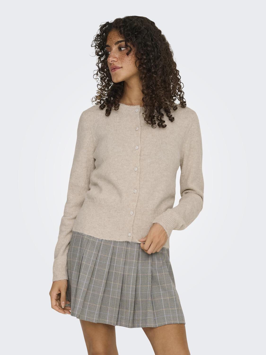 ONLHAVANNA LS BUTTON CARDIGAN CS KN