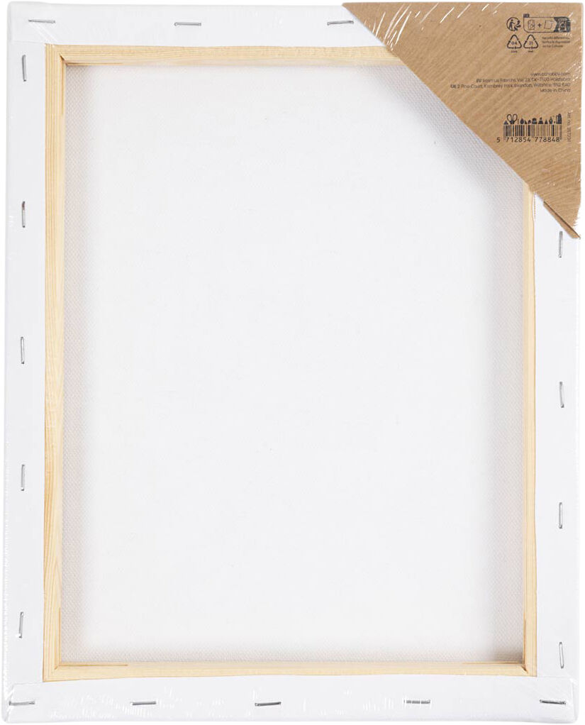 Malerl&aelig;rred med print, Citrusfrugter, str. 24x30 cm.