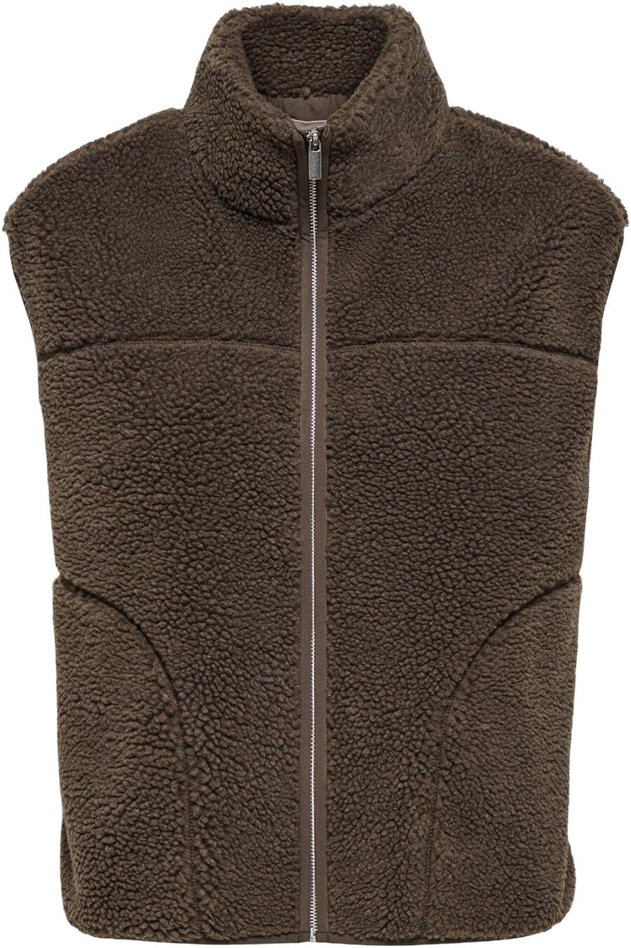 ONLBABY TEDDY HIGH ZIP VEST PNT NOO