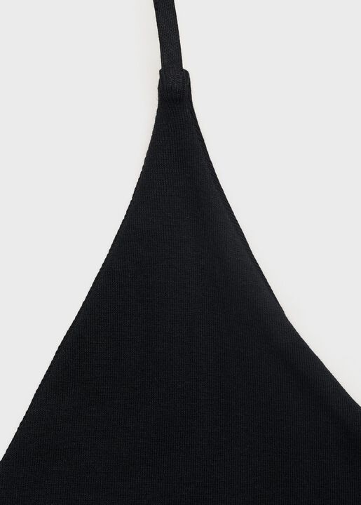 Open-back cotton top