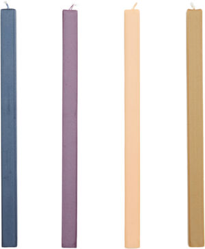 Square Candle -Set of 4