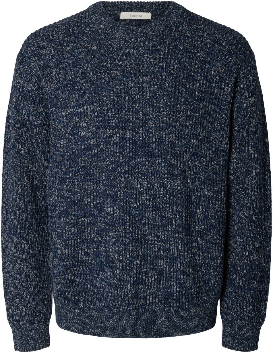Slmtilum Ls Knit Rlx Crew Neck Noos