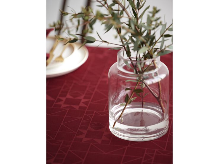 Dug 140x320 Star Damask Red