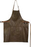 Læderforklæde BBQ Style Apron Vintage Brown