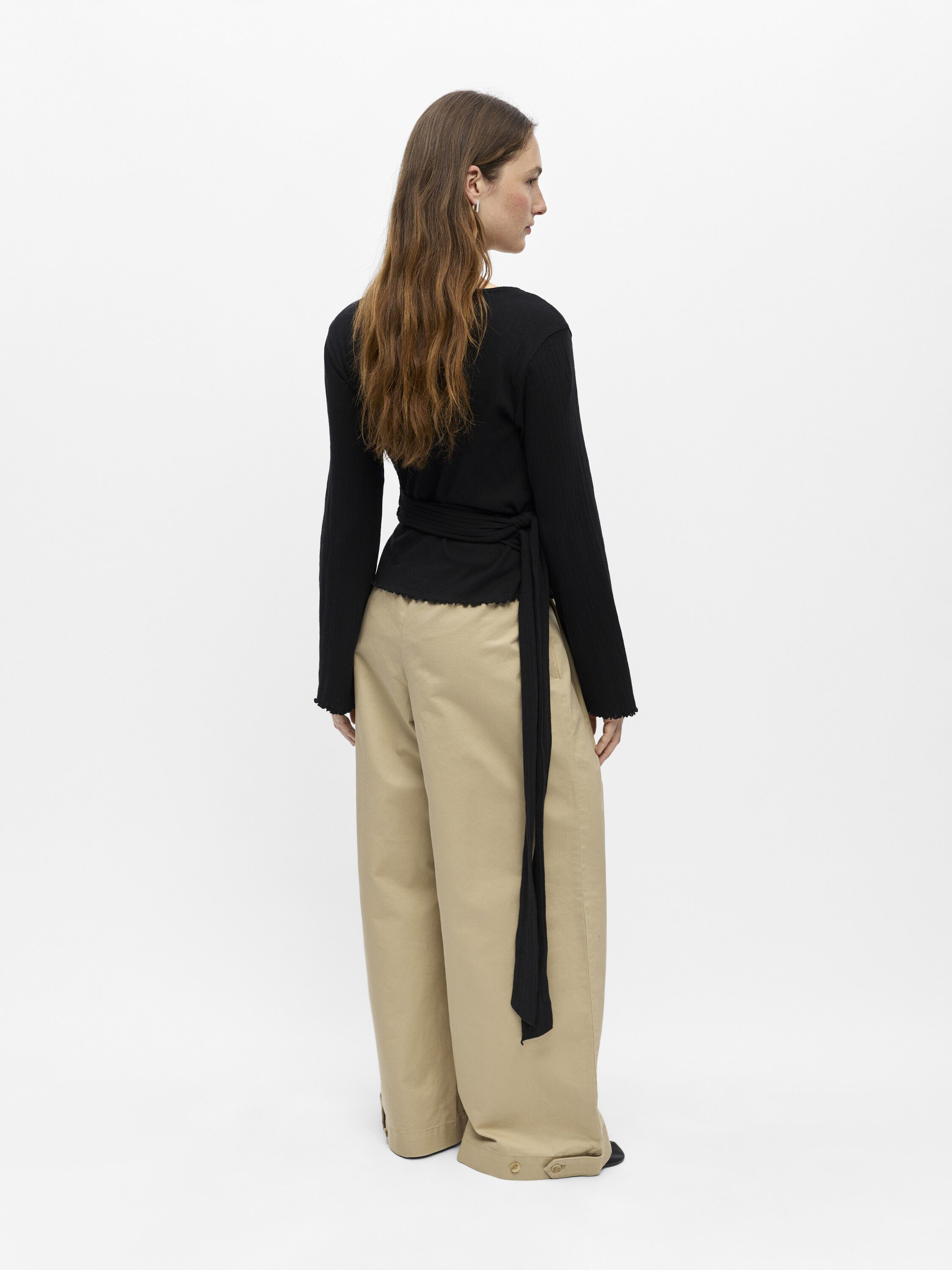 OBJLESLY L/S REG. WRAP TOP E TNE 26