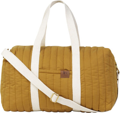Quilted gym bag - Ochre