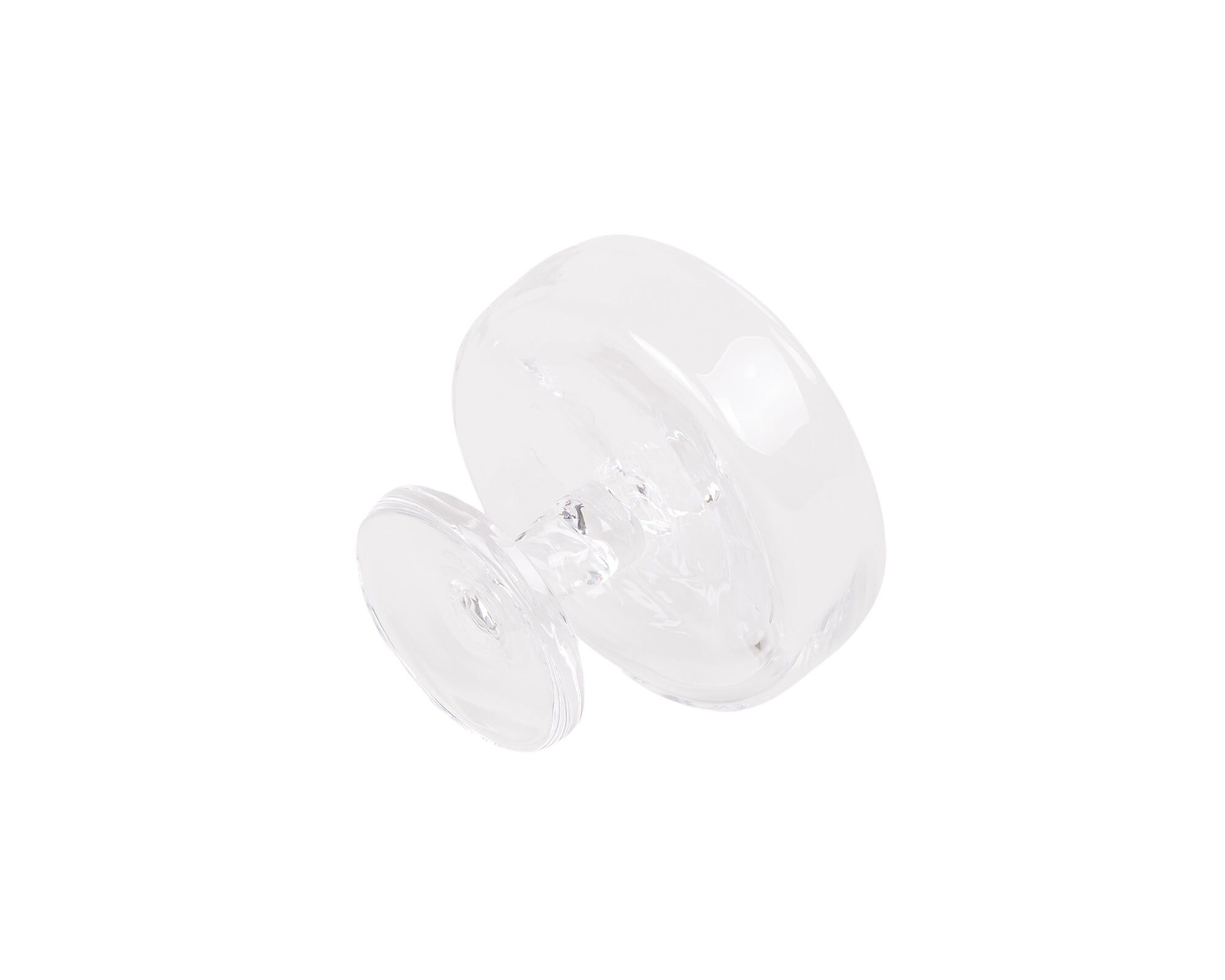 0405 Stem Glass Set of Two | Clear | Wide