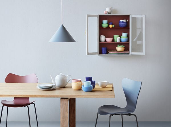 Rhombe Color Skål Ø13 cm mørk blå porcelæn